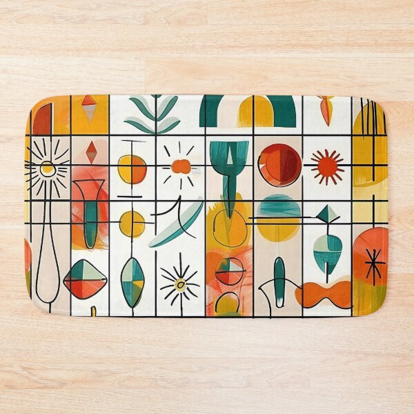 Item preview, Sunny pattern in retro design designed and sold by 3ling_Design.