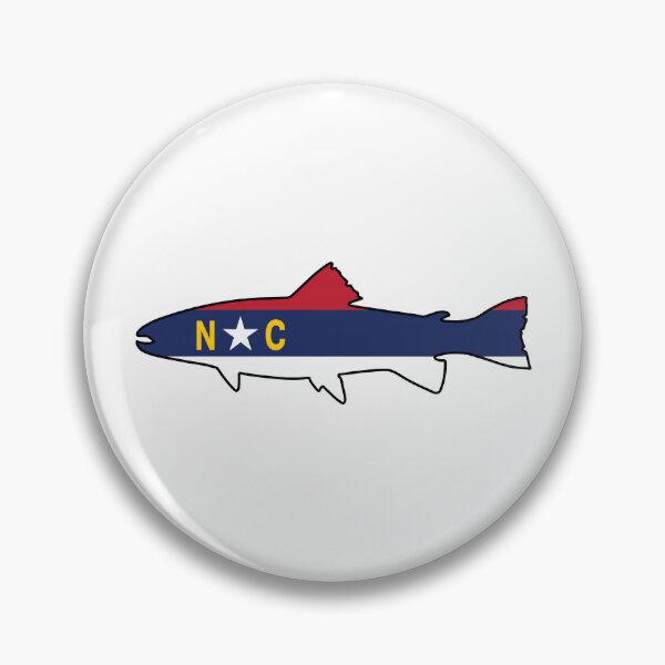 Item preview, North Carolina State Flag Trout Fishing Classic designed and sold by BikeVoucherJr.