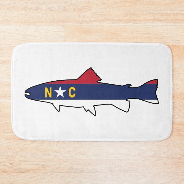 Item preview, North Carolina State Flag Trout Fishing Classic designed and sold by BikeVoucherJr.