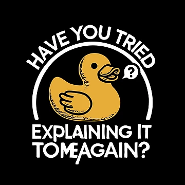 Artwork thumbnail, Rubberduck Debugging: Coding Humor for Programmers by bearification