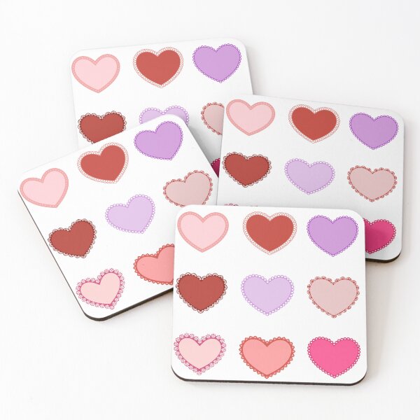 Item preview, Love Hearts, Fancy Hearts designed and sold by Spike The Punch Design Co..