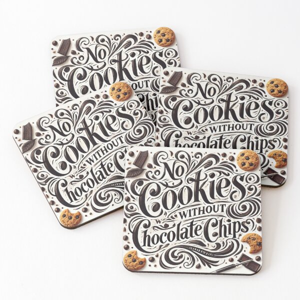 Item preview, No cookies without chocolate chips designed and sold by FShadora.
