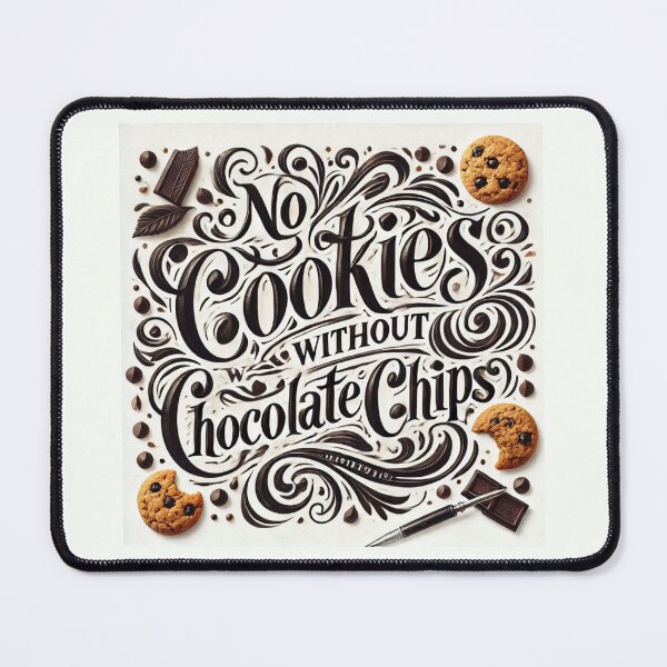 Item preview, No cookies without chocolate chips designed and sold by FShadora.