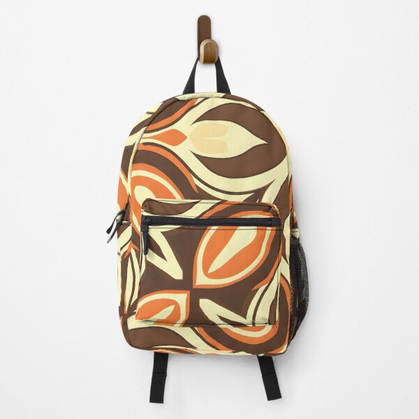 Item preview, Brown Orange Symmetric Folk Pattern designed and sold by CoolMantras.