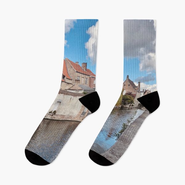 Item preview, Canal in Bruges and Old Town Housen Archiutecture designed and sold by Quoppidou.