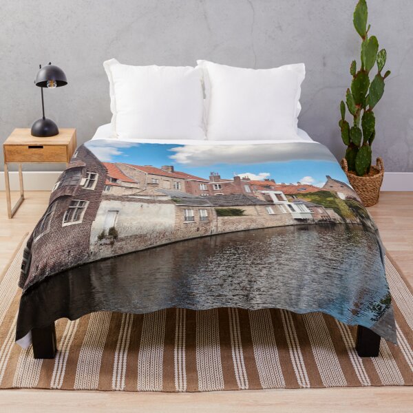 Item preview, Canal in Bruges and Old Town Housen Archiutecture designed and sold by Quoppidou.