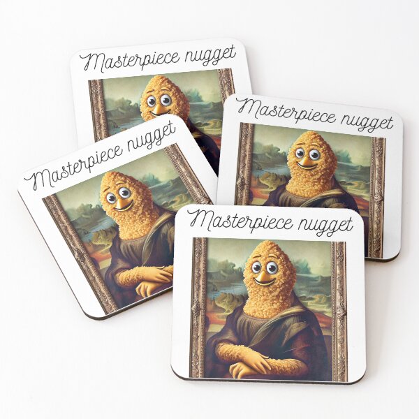 Item preview, Masterpiece Nugget Funny Chicken Nugget Design designed and sold by Kaczorek-Shop.