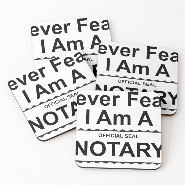 Item preview, Never Fear! I Am A Notary designed and sold by tommywvcacher.