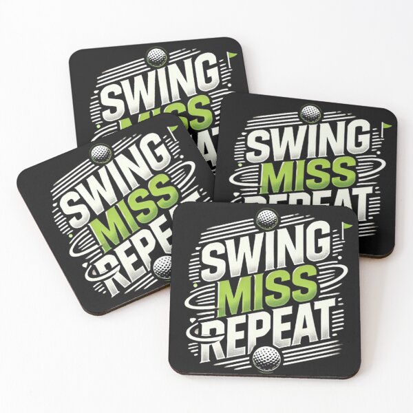 Item preview, Golf Humor - Swing Miss Repeat  designed and sold by PawtopiaDesigns.