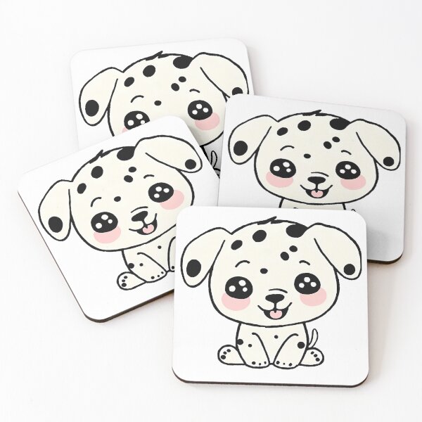 Item preview, Kawaii Dalmatian Puppy designed and sold by CuteAndAesthetic.