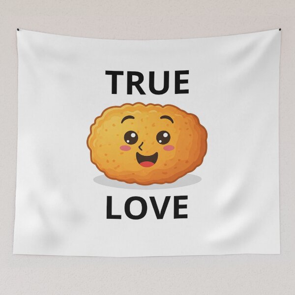 Item preview, TRUE LOVE Funny Chicken Nugget Design designed and sold by Kaczorek-Shop.