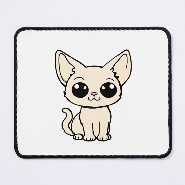 Item preview, Kawaii Devon Rex designed and sold by CuteAndAesthetic.