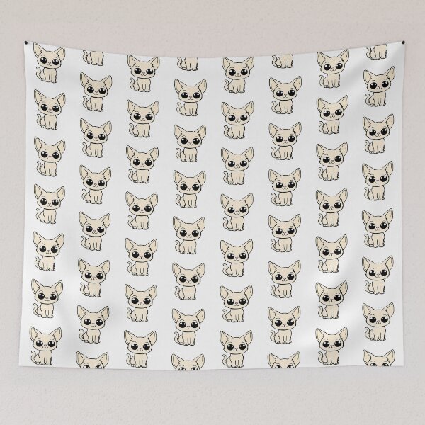 Item preview, Kawaii Devon Rex designed and sold by CuteAndAesthetic.