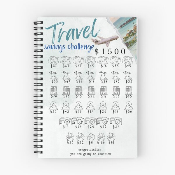 Item preview, Travel Savings Challenge Save Money designed and sold by Agit.