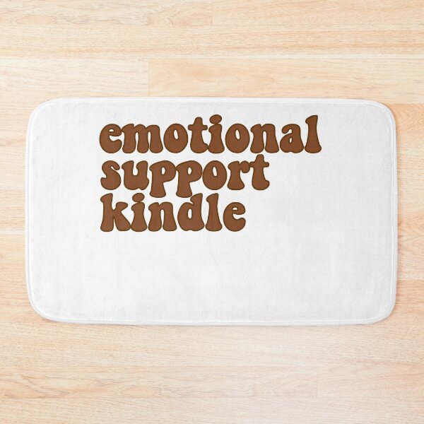 Item preview, emotional support kindle - retro brown  designed and sold by jessicaleah15.