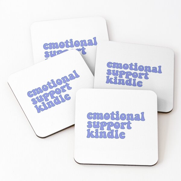 Item preview, purple retro - emotional support kindle  designed and sold by jessicaleah15.