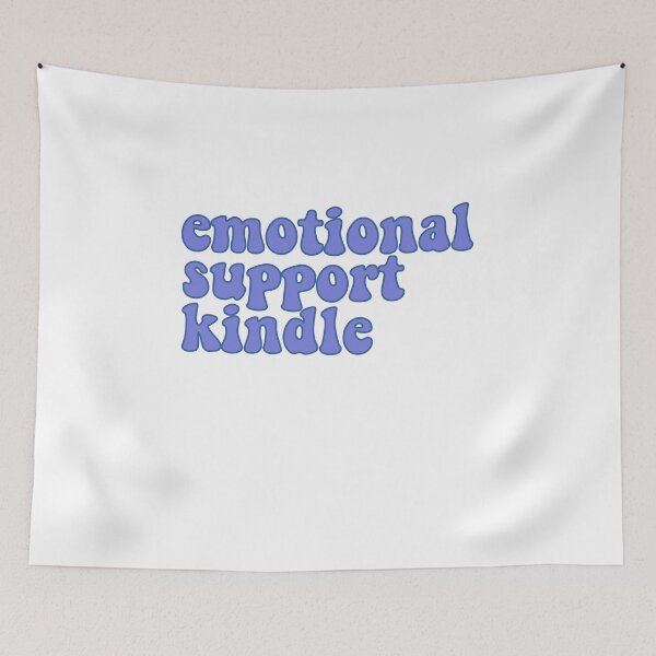 Item preview, purple retro - emotional support kindle  designed and sold by jessicaleah15.