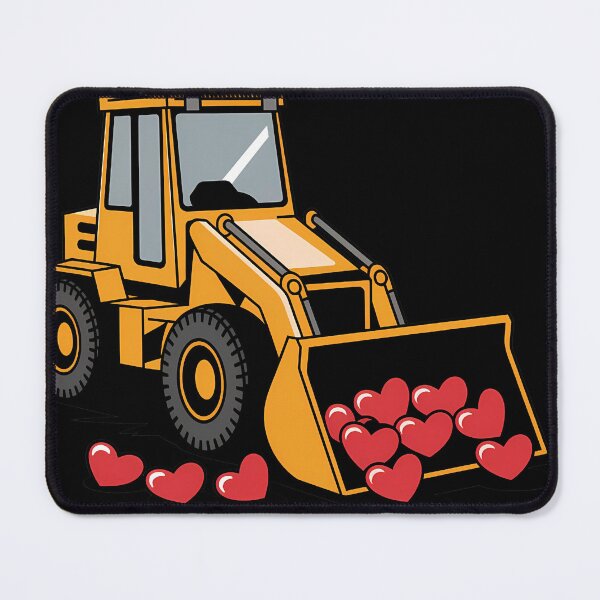 Item preview, I love bulldozer designed and sold by Red-forever.