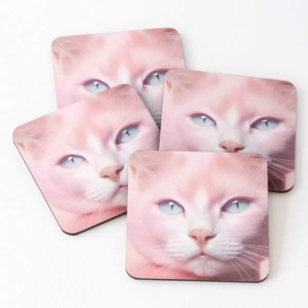 Item preview, Portrait of a Cat with fancy makeup and clothes designed and sold by anytka.