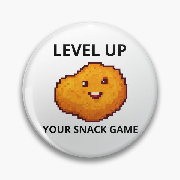 Item preview, LEVEL UP YOUR SNACK GAME Funny Chicken Nugget Design designed and sold by Kaczorek-Shop.