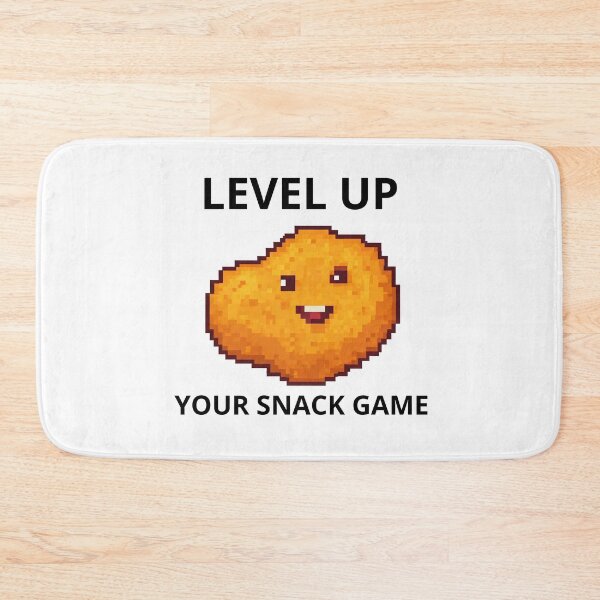 Item preview, LEVEL UP YOUR SNACK GAME Funny Chicken Nugget Design designed and sold by Kaczorek-Shop.