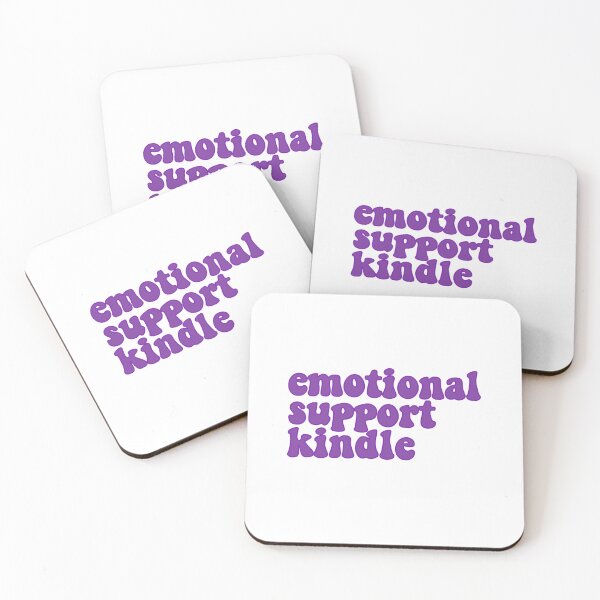 Item preview, dark purple duotone - emotional support kindle  designed and sold by jessicaleah15.