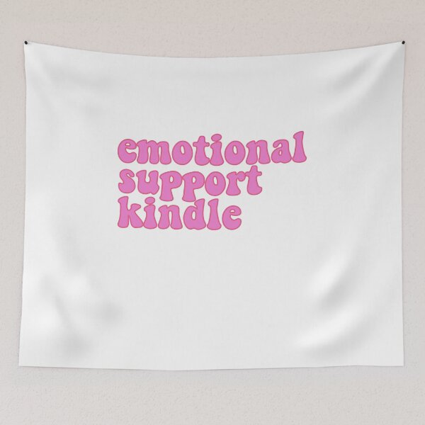 Item preview, pink duotone - emotional support kindle  designed and sold by jessicaleah15.