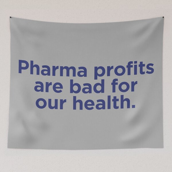 Item preview, Pharma Profits Are Bad For Our Health  designed and sold by HowToCanadian.