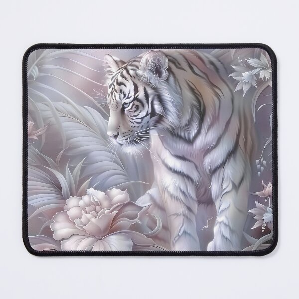 Item preview, Tiger among flowers. designed and sold by MagelliShop.