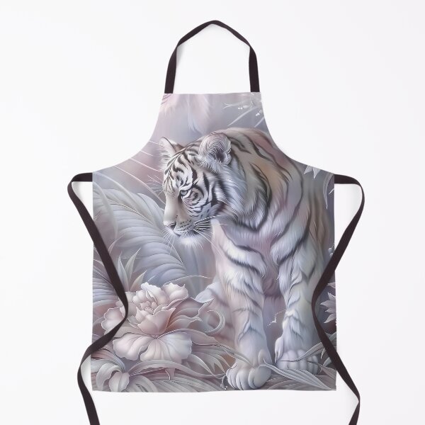 Item preview, Tiger among flowers. designed and sold by MagelliShop.