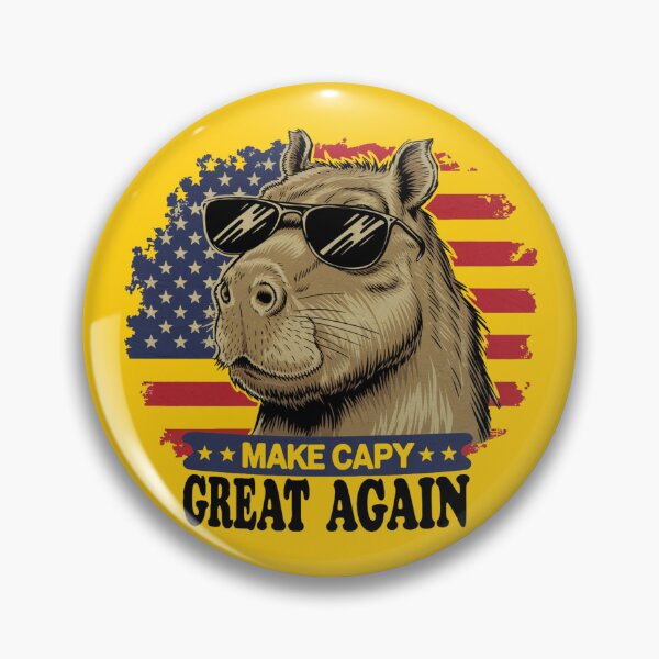Item preview, Make Capy Great Again – Funny Capybara Patriotic Design designed and sold by CircinusStore.