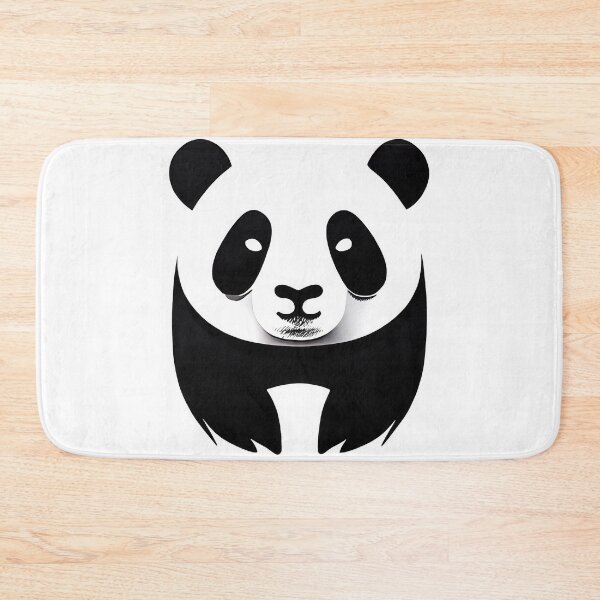 Item preview, Panda bear with a black and white face designed and sold by anytka.