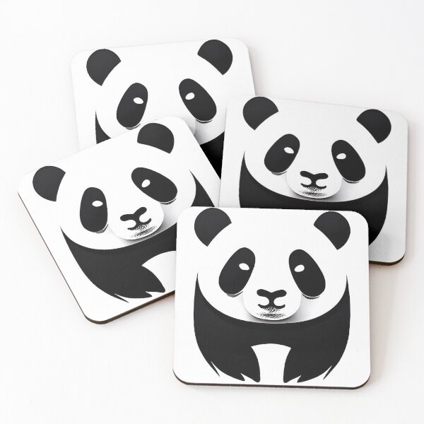 Item preview, Panda bear with a black and white face designed and sold by anytka.