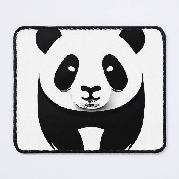 Item preview, Panda bear with a black and white face designed and sold by anytka.