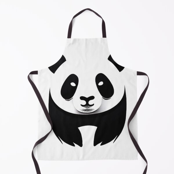 Item preview, Panda bear with a black and white face designed and sold by anytka.