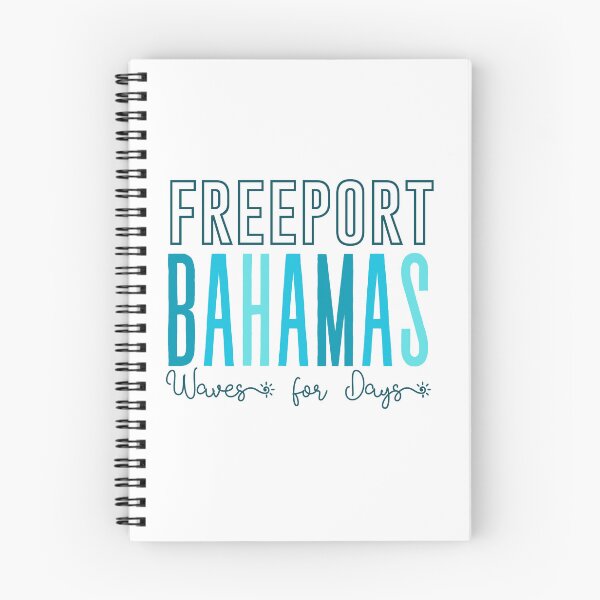 Item preview, Freeport Bahamas (Waves) designed and sold by Whackadoodletee.