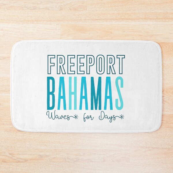 Item preview, Freeport Bahamas (Waves) designed and sold by Whackadoodletee.