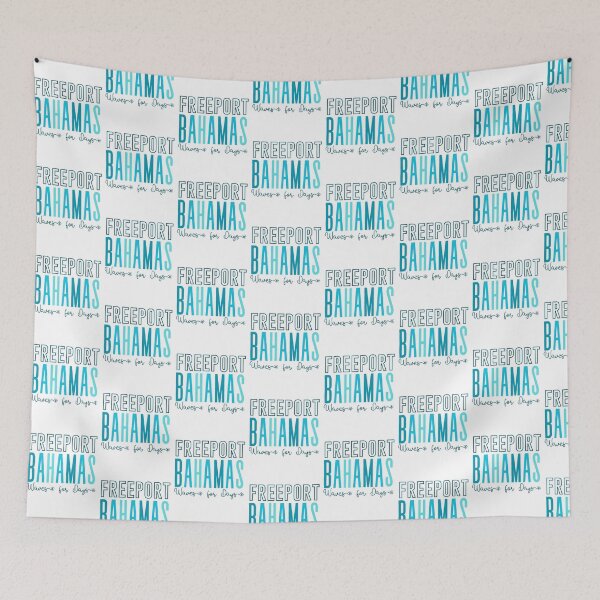 Item preview, Freeport Bahamas (Waves) designed and sold by Whackadoodletee.