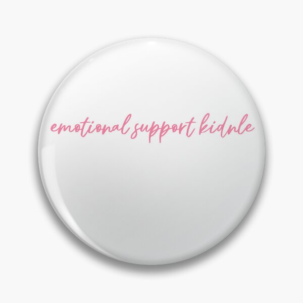 Item preview, rust pink cursive handwritten - emotional support kindle  designed and sold by jessicaleah15.