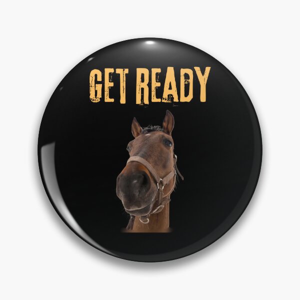 Item preview, Get Ready Horse - Motivational Equestrian Art designed and sold by Colorful-Garden.