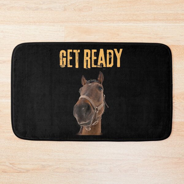 Item preview, Get Ready Horse - Motivational Equestrian Art designed and sold by Colorful-Garden.