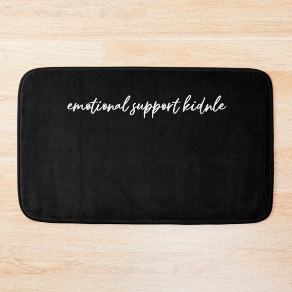Item preview, white script cursive handwritten - emotional support kindle  designed and sold by jessicaleah15.