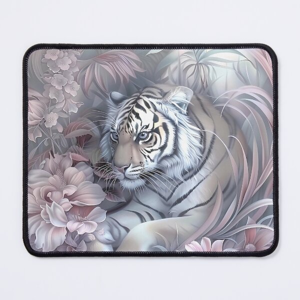 Item preview, Tiger among flowers. designed and sold by MagelliShop.