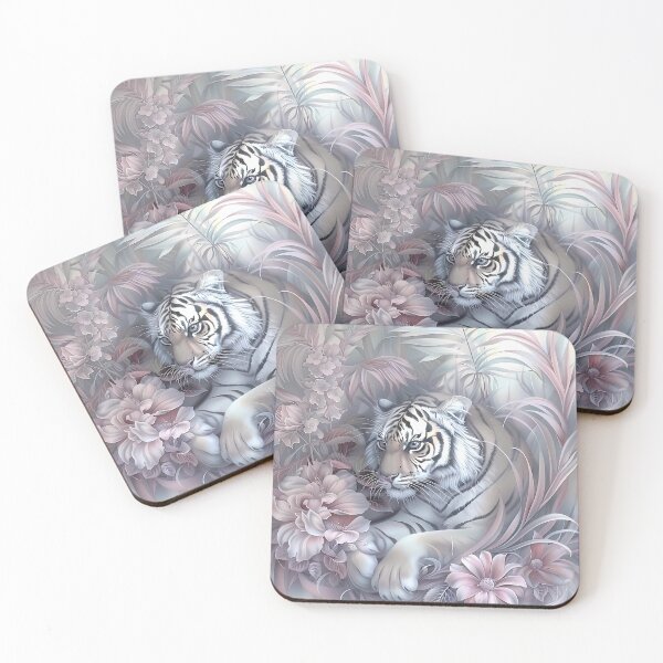 Item preview, Tiger among flowers. designed and sold by MagelliShop.