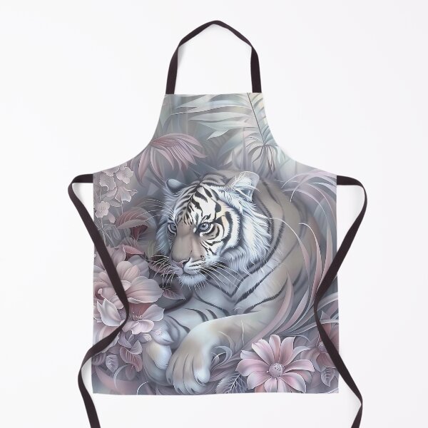 Item preview, Tiger among flowers. designed and sold by MagelliShop.