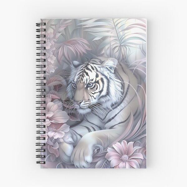 Item preview, Tiger among flowers. designed and sold by MagelliShop.