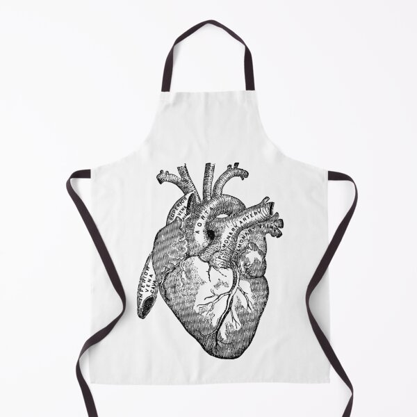 Item preview, Heart to Heart - Victorian Anatomical Drawing Human Heart designed and sold by Pixelchicken.