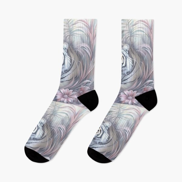 Item preview, Tiger among flowers. designed and sold by MagelliShop.