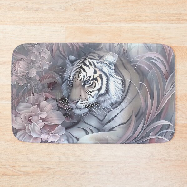 Item preview, Tiger among flowers. designed and sold by MagelliShop.
