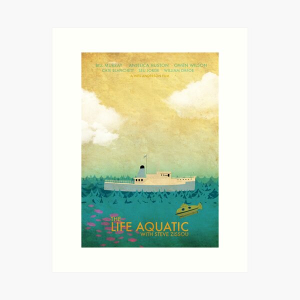 Artikel-Vorschau von Das Life Aquatic Film Poster, designt und verkauft von paulrice.